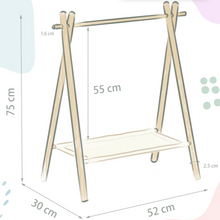 画像をギャラリービューアに読み込む, GG Original Wood Hangers Rack/GGオリジナル木製ハンガーラック(単品)