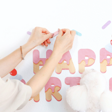 画像をギャラリービューアに読み込む, TITLE WALL STICKER/3types